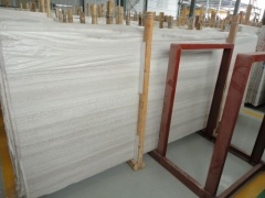 Китайская белая деревянная мраморная плитка