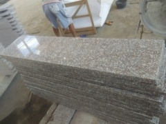 G635 Granite Slab Front Building Steps Treads