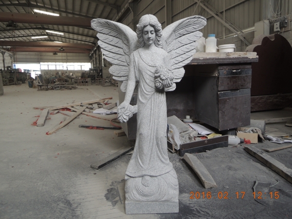 Охранник-ангел-сад гранитные статуи для могил