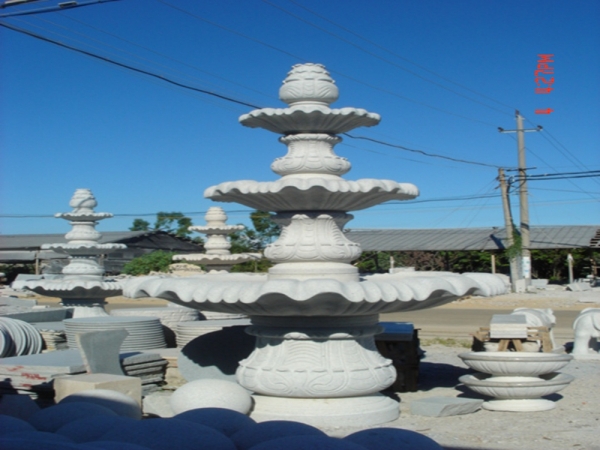фонтаны с декоративной водой из гранита