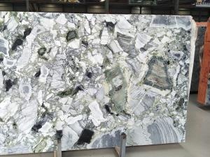 ледяная нефрит зеленая роскошная большая мраморная плита