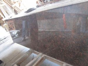 Полировка Tan Brown Granite 2cm Сляб Кухня Столешницы