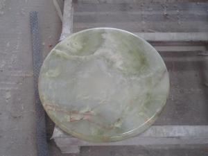 Зеленая ониксовая мраморная кухонная столешница Stone Round Tops
