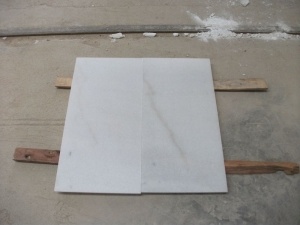 Гуанси Белая мраморная плитка для облицовочной плитки Гуанси