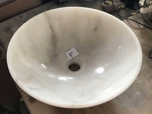 Guangxi White Marble Round Sink Стандартные размеры