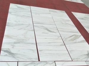 Calacatta Gold Marble Tile Полированная панель для облицовки стен