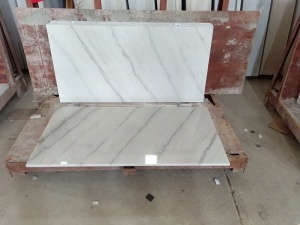 Китайская белая мраморная плитка Carrara Guangxi