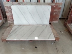 Белая полированная мраморная плитка Guangxi