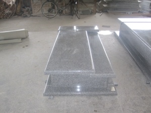 G650 серый гранит памятник западного стиля надгробная плита