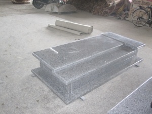 G650 серый гранит памятник западного стиля надгробная плита