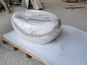 скульптура ручной работы, белый мрамор