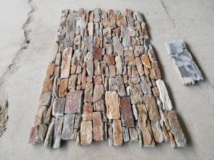 натуральный культура смешанный цветной цементный камень для облицовки стен